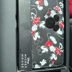 Mickey Mouse and Minnie long Wallet NWT